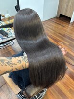 グランルッソ 岡山駅前(GRAN LUSSO)&nbsp;髪質改善 × 嫌な赤みオレンジみを抑えた【艶グレージュ】