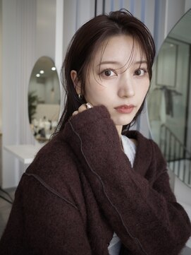 ヌヌ 渋谷 原宿 明治神宮前(nunu) レイヤーカットウルフカットボブグレージュオリーブべージュ