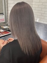 ルノン フィージュ(LUNON fieju)&nbsp;黒髪クラゲヘアーオリーブグレー小顔ココアベージュ