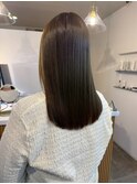 髪質改善　透明感カラー　艶髪　縮毛矯正　質感ストレート