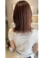 プロスプロカ(Pros-Proca)&nbsp;ピンクベージュのミディアムヘア