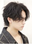 ツイストスパイラルパーマ波巻きパーマシャドウパーマメンズ