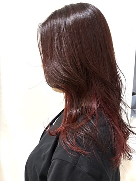 ヘアースペースブルーム リアン 岡町店(HAIR SPACE BLOOM Lien) 暖色＋インナーカラー