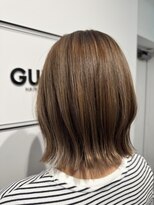 ギルド 東久留米店(GUILD)&nbsp;切りっぱなしボブで外ハネミディアム