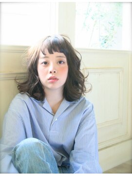 アトリエ ニノ 下北沢(atelier NINO) 【atelier NINO 下北沢】ワイドバングのくびれミディ