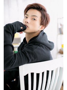 ヘアアンドビューティー ミック(Hair & Beauty miq) サイドパートxアップバング☆イケメンショートa