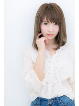 カバーヘア イヴ 戸頭店(COVER HAIR EVE) 愛され♪外国人風前下がりワンカールセミディZ戸頭30代40代50代