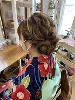 ロカット サロン(Roquat Salon)&nbsp;浴衣アップアレンジ【ヘアセット　立川/立川南/八王子/成人式】