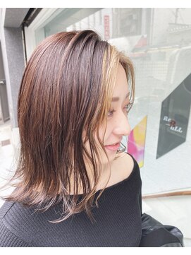 レブル(Re BuLL) 顔まわりブリーチ！フェイスフレーミングカラー、ベージュ