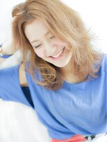 モードケイズ 相模大野店(MODEK's)&nbsp;【MODEK's 相模大野】ミルクグレージュ×くびれセミディ