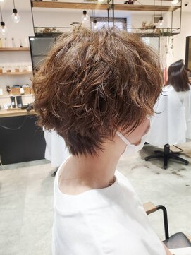 ビヨウシツ ポスタ パーマ/マッシュショート　正木ゆかり