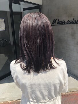 エムドットヘアーサロン(M. hair salon) ピンクパープル