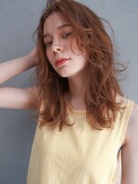 カンナ(Canna)&nbsp;2wayバング/センターパート/オレンジベージュ/髪質改善/20代30代