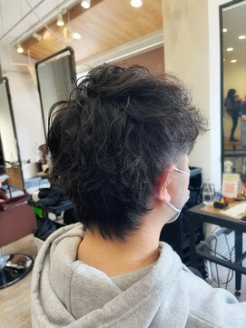 ナンバー エミライ 溝の口(N° emirai) プードルパーマ×ウルフ