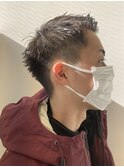 クールなツーブロックショート