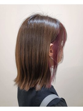 キキヘアメイク(kiki hair make) インナーカラー☆ピンクバイオレット★