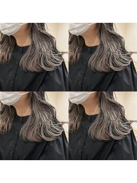 アルーシェ 新宿店(Alushe) インナーカラー　アッシュグレー