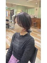 ラべリー 池袋(LOVELEY)&nbsp;シルキーグレー　ヘアカラー　【池袋】