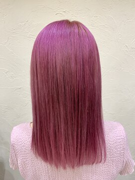 インデックスヘアーユー 錦糸町店(in'dex hair - U) ビビットピンク[錦糸町/錦糸町駅/錦糸町北口/ハイトーン/派手髪]