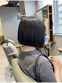 前下がりボブ/クール/デザインカラー