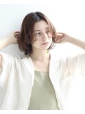 結べるレイヤーボブ/ボブパーマ/くびれボブ/大人カジュアル