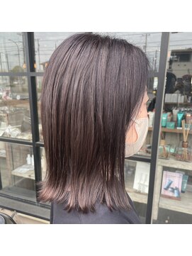 ミル 今治(1003 mille IMABALI) パープルカラー/グレージュ/ベージュ/ミディアムヘア