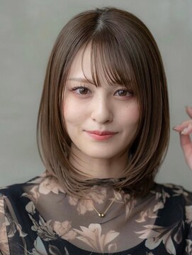 イオ 本厚木(io) 大人かわいいフェイスレイヤーシースルーバング小顔イメチェン