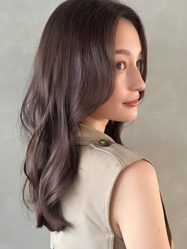 パーク(PARK) 【PARK】ラベンダーベージュ×セミディレイヤー