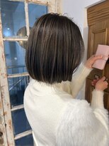 アンユヘアー 与野駅前店(unu.hair)&nbsp;30代40代50代与野/アンブレラカラー/ハイライト/白髪ぼかし