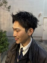 ヒカリス 中崎店(HIKARIS)&nbsp;メンズ × スパイキーショート