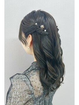 プルクラ ロッポンギ(Pulchra ROPPONGI) 韓国風ヘアアレンジ/ヘアアレンジ/ヨシンモリ/巻き下ろし