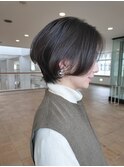 前髪長めショート/ショートカット/ショートヘア/20代/30代/40代