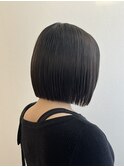 【堀田 奈穂】艶髪ボブ/切りっぱなしボブ/黒髪