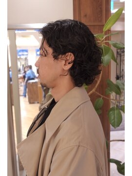 ビュートリアム265(BEAUTRIUM 265) 癖毛風パーマ メンズヘア メンズミディアム メンズボブパーマ