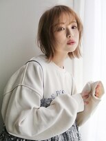 アルテフィーチェ 梅田(artefice)&nbsp;レイヤーボブ#マロンベージュ#くすみベージュ