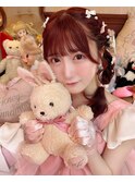 ふわふわリボンツインテール♪  aika
