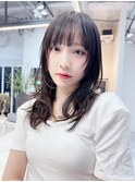 レイヤー/ウルフレイヤー/ミディアムレイヤー/顔周りレイヤー
