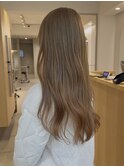 乾かすだけでキマる髪/馴染むハイトーンベージュ
