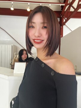 ブリックマウントヘアメイク(Blic mt hair make) フロントレイヤーボブ