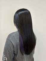 アヤラ オーガニックアンドスパ 東船橋店(AYALA)&nbsp;【江添茉友】パープルインナー/髪質改善艶カラー