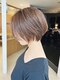 エン(eNN)の写真/【トレンドショート】貴方に合わせた”顔まわり”のデザインで小顔魅せ効果◎圧倒的な似合わせ力で可愛さUP