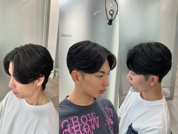 トリウェル(TRIWELL)の写真/癖毛の方には曲がる縮毛矯正が大人気◇ピンピンにならずナチュラルなStyleが◎[メンズカット/天神]