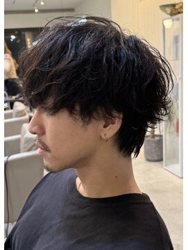 シャドウパーマ/メンズパーマ/メンズウルフ