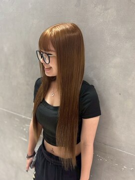 アース 高円寺店(HAIR & MAKE EARTH) キャラメルベージュ！〔@x__xrn03 〕