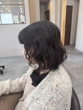 【山本智文】ボブケアパーマ