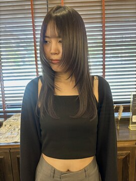 hairLux・浜松天王・三ヶ日・ブリーチなしのアッシュカラー