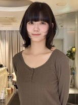 ヤヨイブレインズフェアリー(YAYOI BRAINS fairy)&nbsp;重めバングのミディアムレイヤー◎