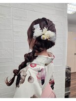 ルナ 大船店(LUNA)&nbsp;卒業式ヘアセット【サイド編み下ろし】