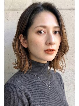 レム(Rem.) ぱつっと長めボブ/大人女性/OLさん/20代/30代/40代/50代/メンズ