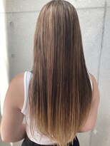 アスティブランシュ(Asti blanche)&nbsp;グラデーションカラー ケアブリーチ 裾カラー 毛先ブリーチ